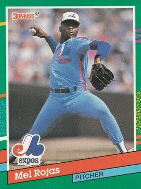 Mel Rojas - Donruss '91 MLB Baseball Card